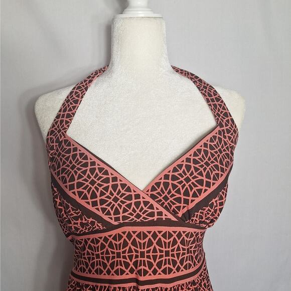 Jodi Kristopher Womens Babydoll Halter Dress 50s Style Coquette Flirty Large - Picture 3 of 12